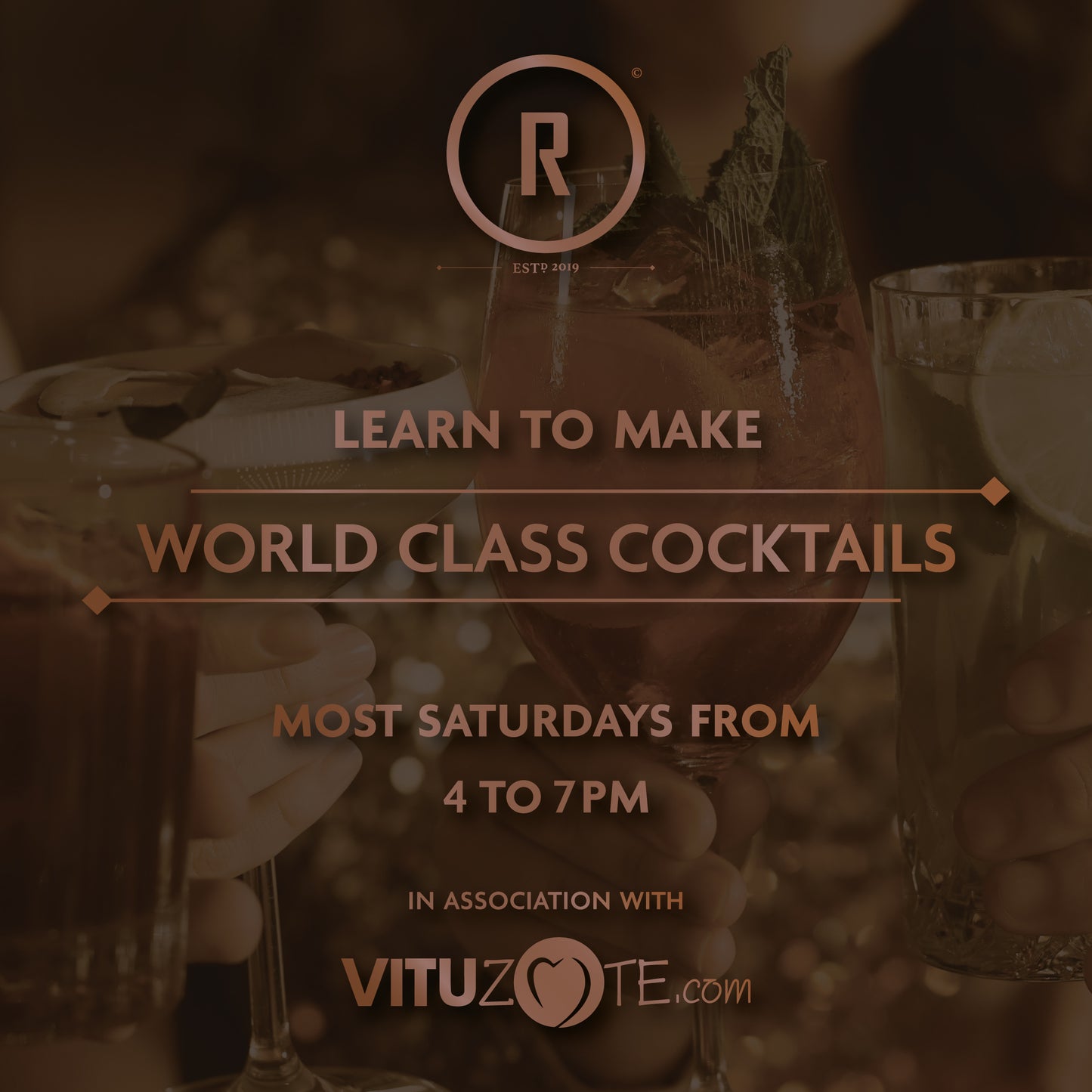 Learn to Make World Class Cocktails!