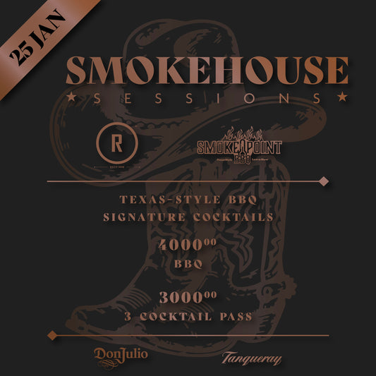 Smokehouse Sessions: Texas BBQ & Cocktails (Sunday 25 Jan 2026)